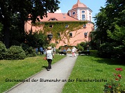 Glockenspiel der Blumenuhr an der Fleischerbastei in Zittau
